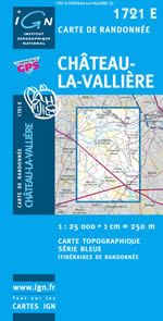 Carte IGN Top 25 n1721 ET
