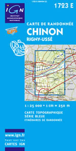 Carte IGN Top 25 n1723 ET