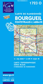 Carte IGN Top 25 n1723 OT