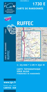 Carte IGN Top 25 n1730 ET