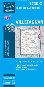 Carte IGN Top 25 n1730 OT