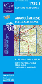 Carte IGN Top 25 n1732 ET