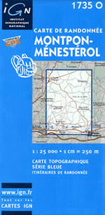 Carte IGN Top 25 n1735 OT