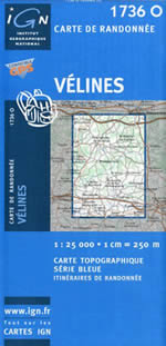 Carte IGN Top 25 n1736 OT