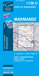 Carte IGN Top 25 n1738 OT