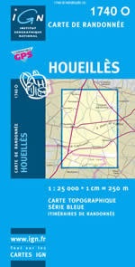 Carte IGN Top 25 n1740 OT