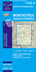 Carte IGN Top 25 n1745 ET