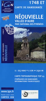 Carte IGN Top 25 n1748 ET