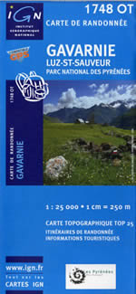 Carte IGN Top 25 n1748 OT