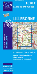 Carte IGN Top 25 n1810 ET