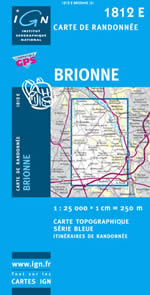 Carte IGN Top 25 n1812 ET