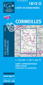 Carte IGN Top 25 n1812 OT
