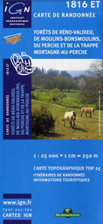 Carte IGN Top 25 n1816 ET