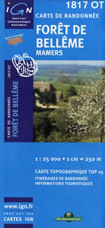 Carte IGN Top 25 n1817 OT