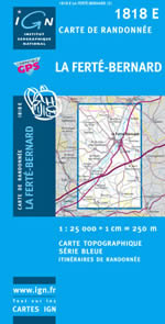 Carte IGN Top 25 n1818 ET