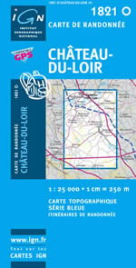 Carte IGN Top 25 n1821 OT