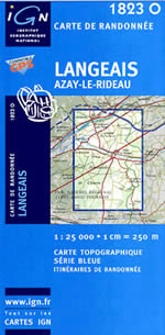 Carte IGN Top 25 n1823 OT