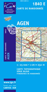 Carte IGN Top 25 n1840 ET