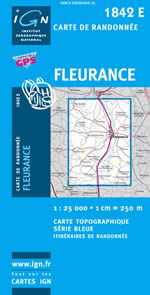 Carte IGN Top 25 n1842 ET
