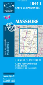 Carte IGN Top 25 n1844 ET