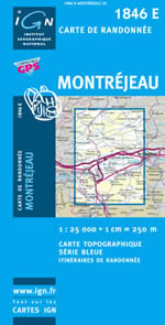 Carte IGN Top 25 n1846 ET