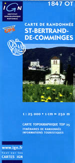 Carte IGN Top 25 n1847 OT