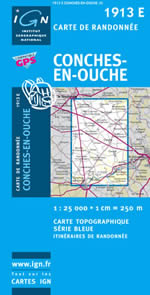 Carte IGN Top 25 n1913 ET