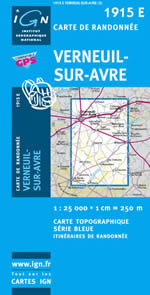 Carte IGN Top 25 n1915 ET