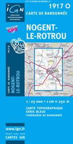Carte IGN Top 25 n1917 OT