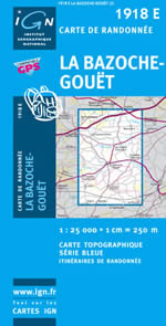 Carte IGN Top 25 n1918 ET