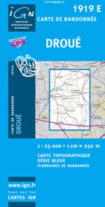 Carte IGN Top 25 n1919 ET