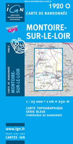 Carte IGN Top 25 n1920 OT