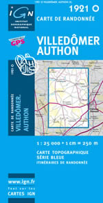 Carte IGN Top 25 n1921 OT