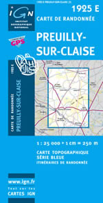 Carte IGN Top 25 n1925 ET