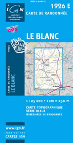 Carte IGN Top 25 n1926 ET