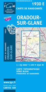 Carte IGN Top 25 n1930 ET