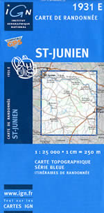 Carte IGN Top 25 n1931 ET