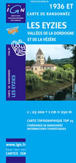 Carte IGN Top 25 n1936 ET