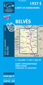 Carte IGN Top 25 n1937 ET