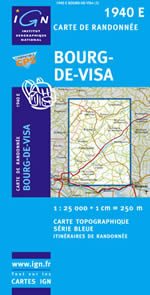 Carte IGN Top 25 n1940 ET