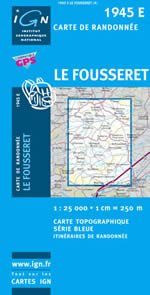 Carte IGN Top 25 n1945 ET