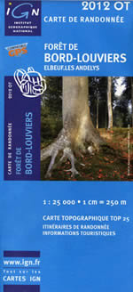 Carte IGN Top 25 n2012 OT