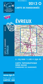 Carte IGN Top 25 n2013 OT
