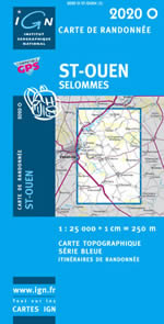 Carte IGN Top 25 n2020 OT