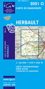 Carte IGN Top 25 n2021 OT