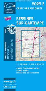 Carte IGN Top 25 n2029 ET