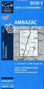 Carte IGN Top 25 n2030 ET