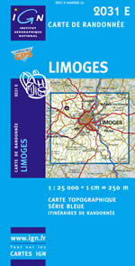 Carte IGN Top 25 n2031 ET