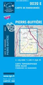 Carte IGN Top 25 n2032 ET