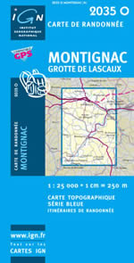 Carte IGN Top 25 n2035 OT